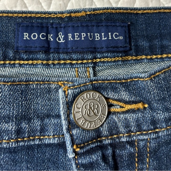 Rock and Republic women’s size 16 bumper shoot  denim‎ jeans shorts - Picture 5 of 10